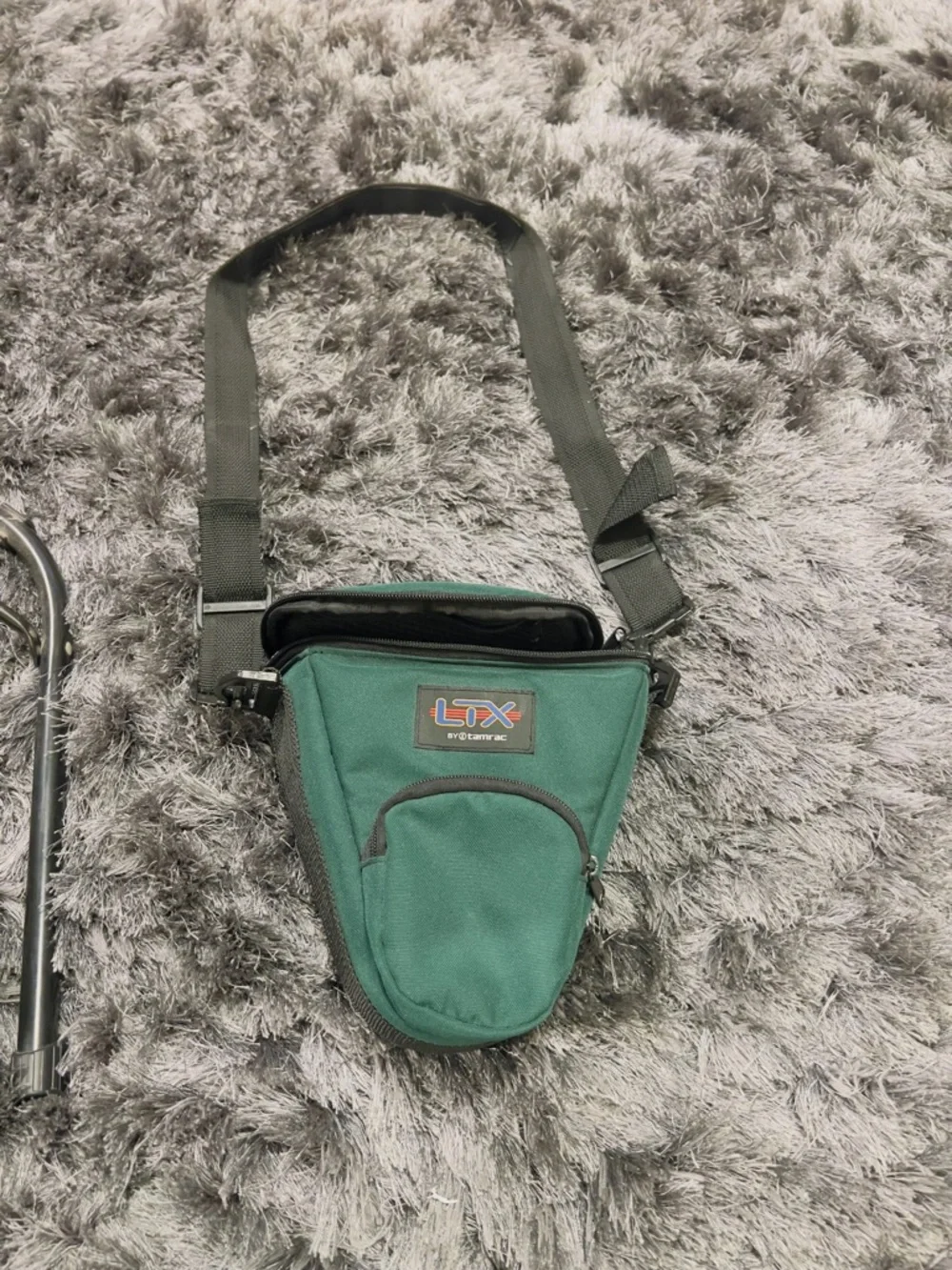 Vintage LTX By Tamrac Green Triangular Camera Carry Bag